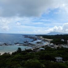 人気の金見荘が見えます。太平洋側。