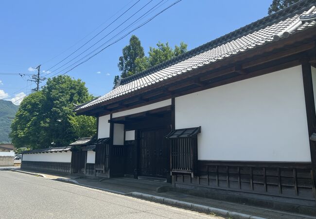 松代藩の筆頭家老のお屋敷跡