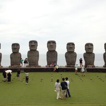 宮崎のモアイ像