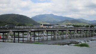嵐山の有名な橋