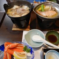 1泊目の夕食は和食膳をいただきました。