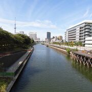 スカイツリーが遠くに見ることができました