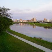 熊本駅からも近い中心部を流れているのですが