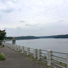 狭山湖の東岸