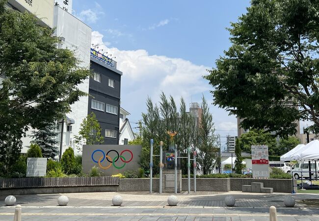 長野オリンピックの１４年後に整備されたメモリアルパーク