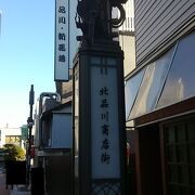 旧品川宿の商店街