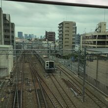 ダイヤゲート池袋から見える路線