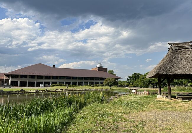 善光寺平の歴史や自然が展示されている