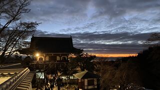 善峯寺の初日の出