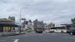 大型のバスが走ります