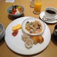 朝食＠レストラン　皿うどんあります