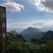 ドライブコースにある展望台