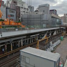 JRの駅は現在大規模な工事が行われています。