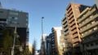 隅田川に並行する通り