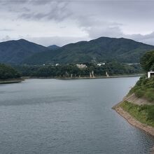相俣ダム側からの眺めです。