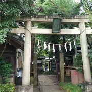 白狐伝説の小さな神社