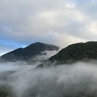 部屋からの大涌谷の眺め