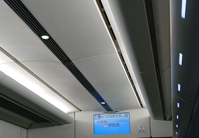 神宮前駅から常滑方面へと伸びている路線