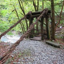 かずら橋に到着しました。