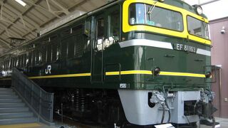 日本最大級の鉄道の博物館です。