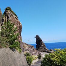 訪問時は遊歩道立ち入り禁止でした。