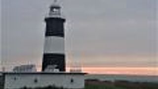 オホーツク海海岸にある絵になる灯台
