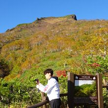 螭竜の滝）展望台からり黒岳