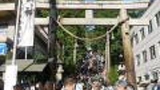 上諏訪の手長神社御柱祭に