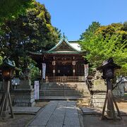 Small shrine located in a quiet residential area