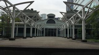 プラットフォームと創業時の線路