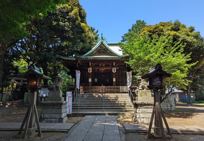 Small shrine located in a quiet residential area