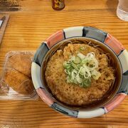 長野駅にある蕎麦屋で朝ごはん