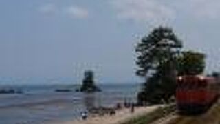 雨晴海岸の中心スポット