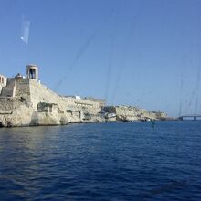 ヴァレッタ出航直後に眺めた光景