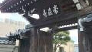 小ぶりですが目を引く薬医門