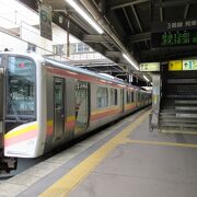 信越本線の長岡駅からの乗車でした