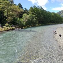河童橋からの眺め