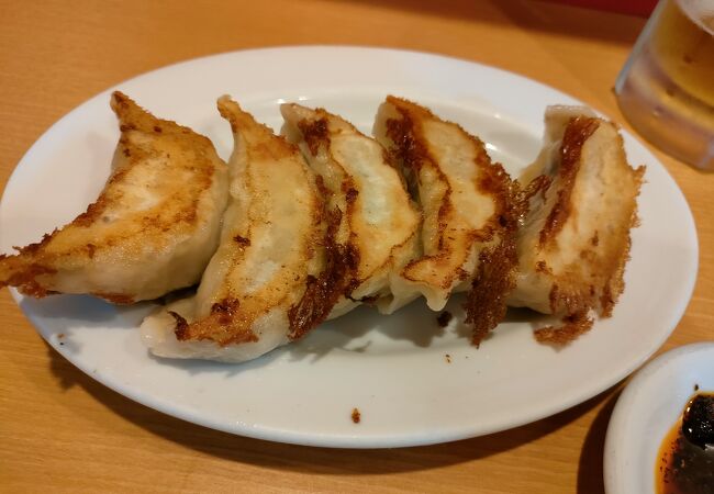 ぎっしり餃子で生中してきました