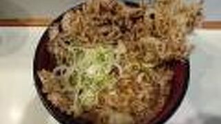 天ぷらそばをいただきました