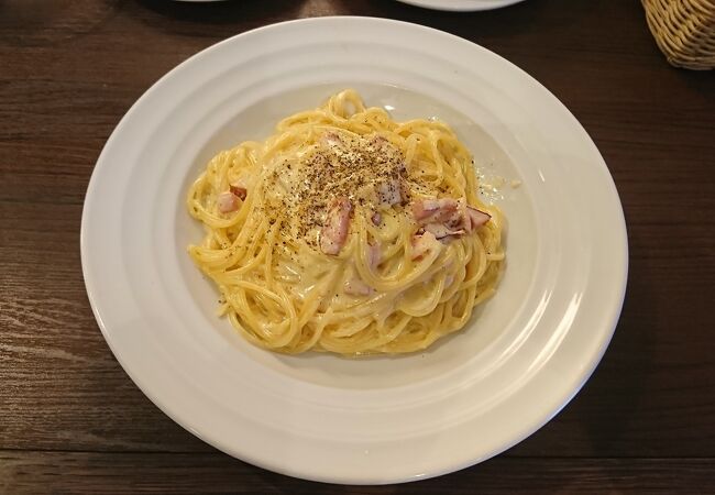 カルボナーラスパゲッティをいただきました