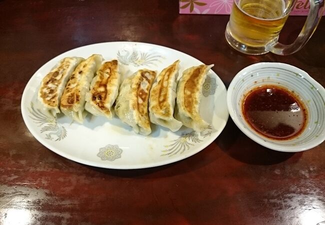 酸辛湯麺と手作り焼餃子をいただきました