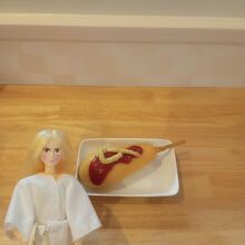 縁日イベントのアメリカンドッグ。