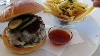 テラスはペット可。予約不可。代金は景色料。