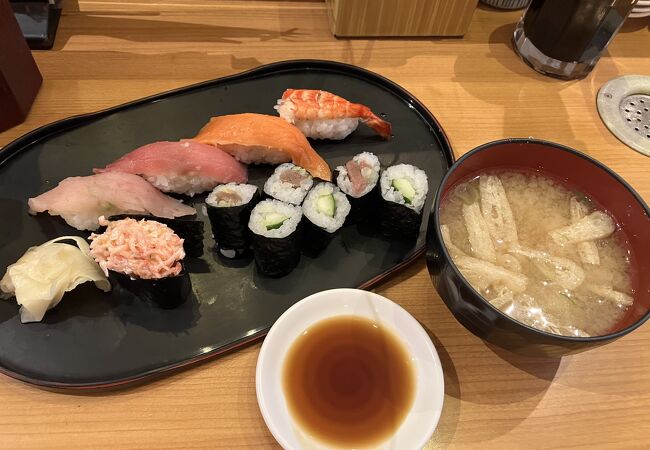西新宿ひまわり寿司でワンコイン寿司