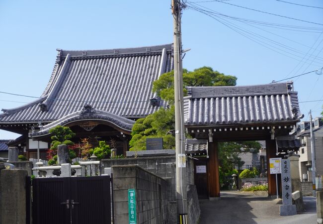 万治3年(1660年)創建の日蓮宗の寺