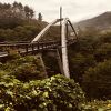 高い場所にある橋