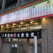 川崎を代表する大衆食堂酒場、丸大ホール