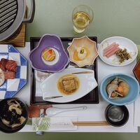 夕食は懐石