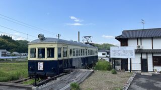 別所温泉駅で見られる「丸窓電車」