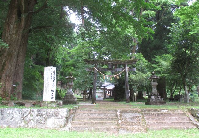 健男霜凝日子神社 神幸所